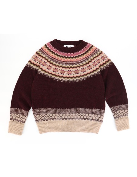 MAGLIONE SCOZZESE IN LANA VERGINE "FAIR ISLE"