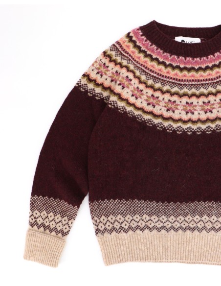 MAGLIONE SCOZZESE IN LANA VERGINE "FAIR ISLE"