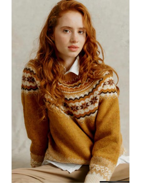 MAGLIONE SCOZZESE IN LANA VERGINE "FAIR ISLE"