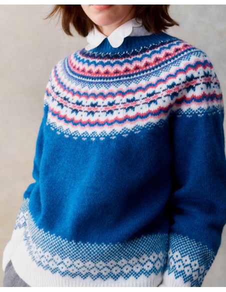 MAGLIONE SCOZZESE IN LANA VERGINE "FAIR ISLE"