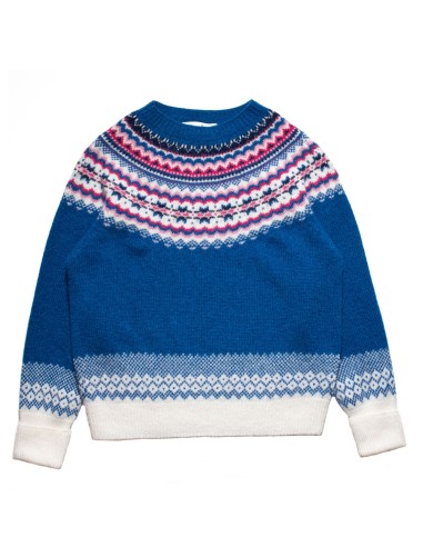 MAGLIONE SCOZZESE IN LANA VERGINE "FAIR ISLE"