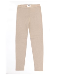 LEGGINGS CASMIRETTI KIDS IN SETA E CASHMERE - BEIGE