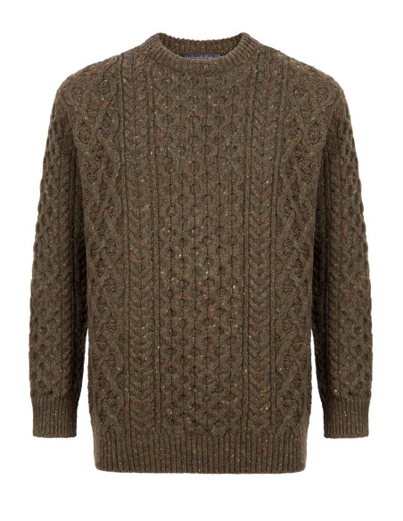 MAGLIONE IN LANA VERGINE IRLNDESE E CASHMERE