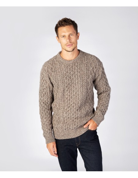 MAGLIONE IN LANA VERGINE IRLNDESE E CASHMERE