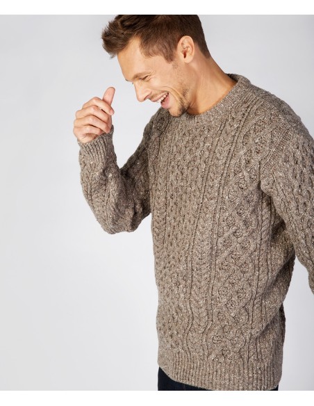 MAGLIONE IN LANA VERGINE IRLNDESE E CASHMERE