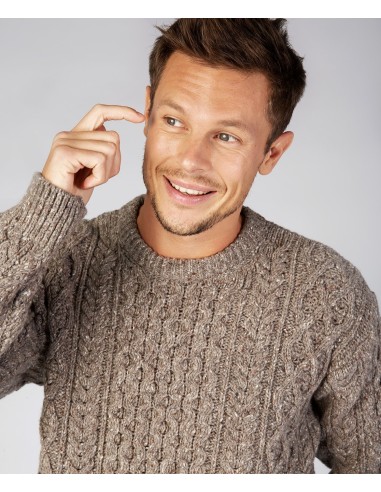 MAGLIONE IN LANA VERGINE IRLNDESE E CASHMERE