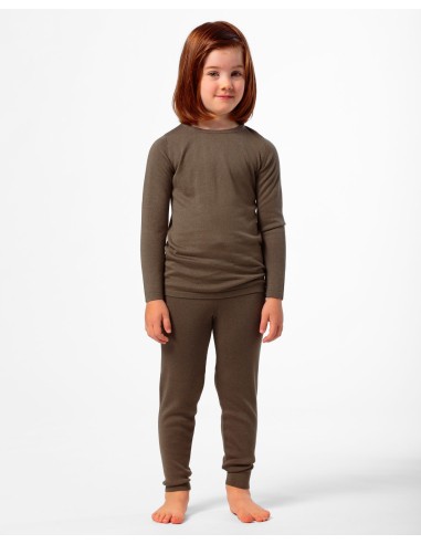 CASHMIRETTA KIDS MANICA LUNGA IN SETA E CASHMERE 