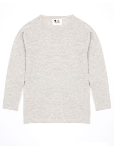 CASHMIRETTA KIDS MANICA LUNGA IN SETA E CASHMERE 