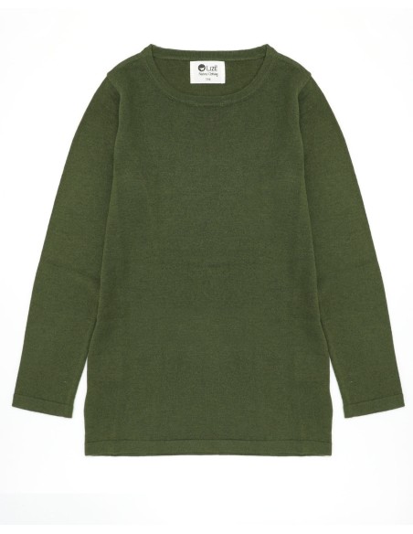 CASHMIRETTA KIDS MANICA LUNGA IN SETA E CASHMERE 