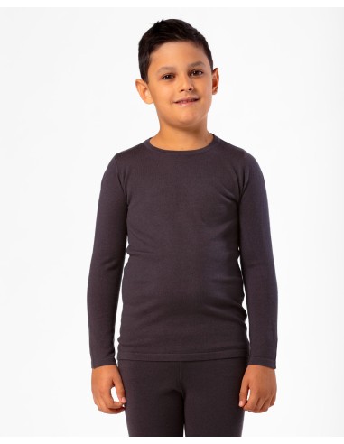 CASHMIRETTA KIDS MANICA LUNGA IN SETA E CASHMERE 