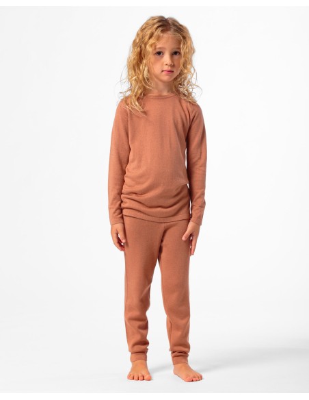 CASHMIRETTA KIDS MANICA LUNGA IN SETA E CASHMERE 