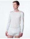 MAGLIA MANICA LUNGA IN PURA SETA UOMO
