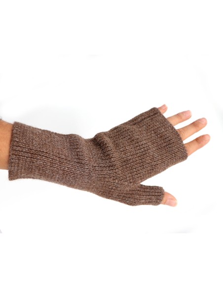 GUANTI SENZA DITA IN 100% ALPACA