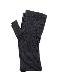 GUANTI SENZA DITA IN 100% ALPACA - ANTRACITE