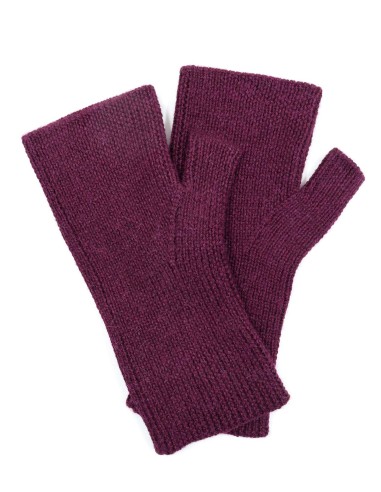 GUANTI SENZA DITA IN 100% ALPACA