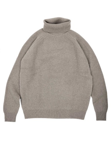 MAGLIONE UNISEX COLLO ALTO IN LANA DI YAK