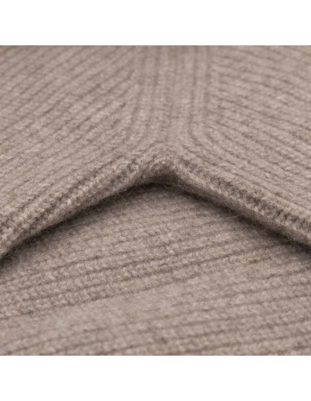 MAGLIONE UNISEX COLLO ALTO IN LANA DI YAK