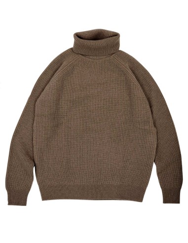 MAGLIONE UNISEX COLLO ALTO IN LANA DI YAK