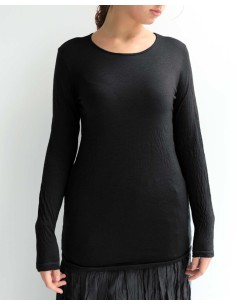 MAGLIA IN JERSEY DI LANA EXTRAFINE "WEGO" - ROSE' 2