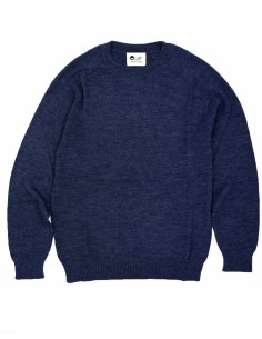 PULL UOMO UNISEX IN 100% BABY ALPACA - NAVY