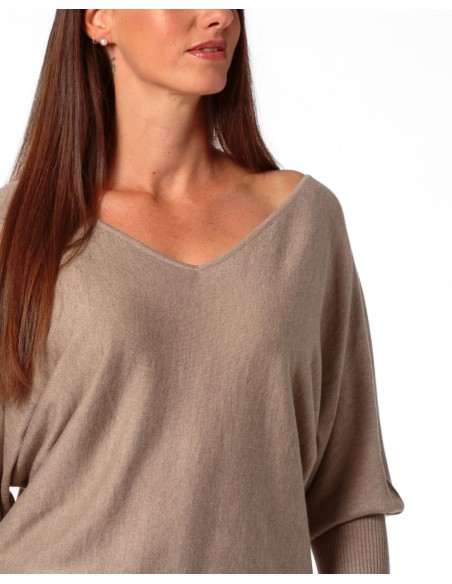 CASHMIRETTA SCOLLO A V "ELISA" LIMITED