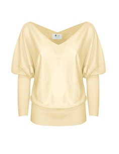 CASHMIRETTA SCOLLO A V "ELISA" LIMITED - NUDE 2