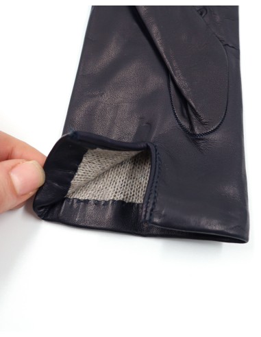 GUANTO DONNA IN PELLE E CASHMERE 