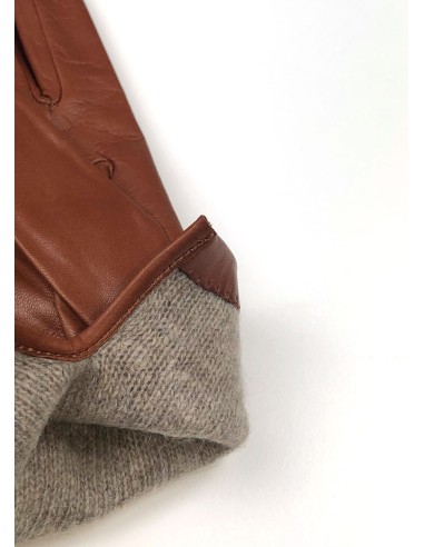 GUANTO DONNA IN PELLE E CASHMERE 