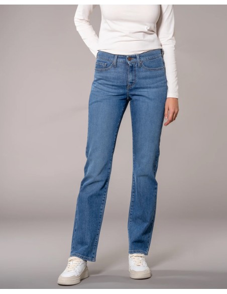 JEANS A GAMBA DRITTA IN COTONE BIOLOGICO "NOVA"