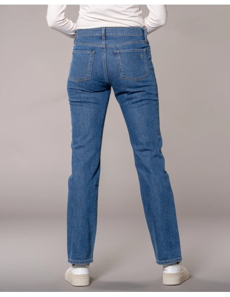 JEANS A GAMBA DRITTA IN COTONE BIOLOGICO "NOVA"
