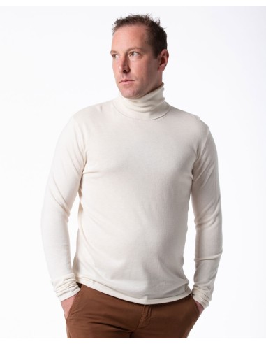 CASHMIRETTA UOMO DOLCEVITA IN SETA E CASHMERE...