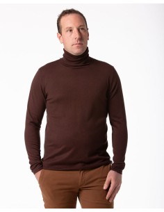 CASHMIRETTA UOMO DOLCEVITA IN SETA E CASHMERE "ALEX" -...