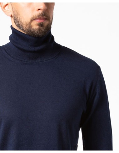 CASHMIRETTA UOMO DOLCEVITA IN SETA E CASHMERE...