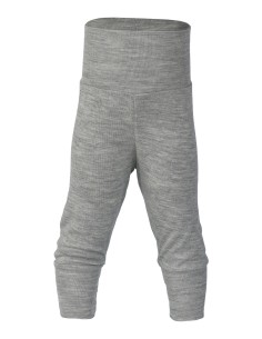 PANTALONI BABY IN LANA SETA - GRIGIO