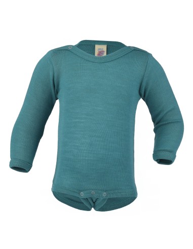 Body a manica lunga in lana seta Engel - lizè Natural Clothing