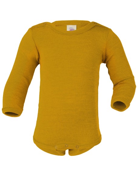 Body a manica lunga in lana seta Engel - lizè Natural Clothing