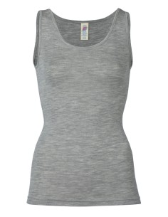 CANOTTA DONNA IN LANA-SETA - GRIGIO