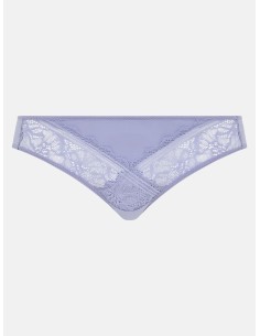 SLIP CON PIZZO "FLORAL TOUCH" - LILLA 2