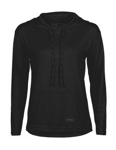 FELPA CHIUSA TERMICA IN LANA-SETA SPORT - NERO