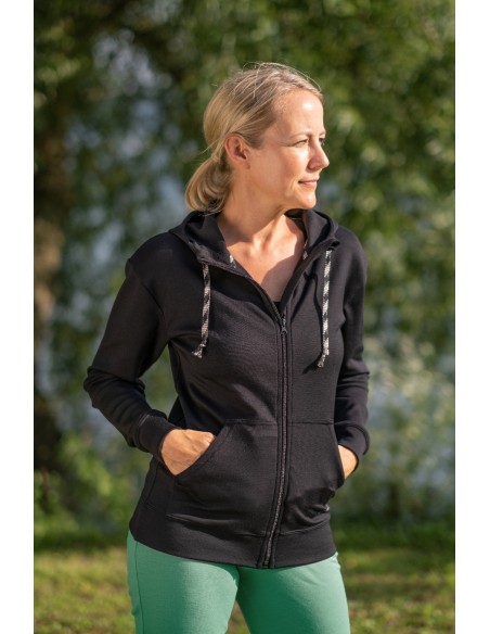 FELPA TERMICA DONNA IN LANA-SETA SPORT