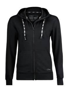 FELPA TERMICA DONNA IN LANA-SETA SPORT - NERO