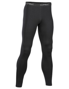 LEGGINGS TERMICO LUNGO IN LANA-SETA SPORT UOMO - NERO
