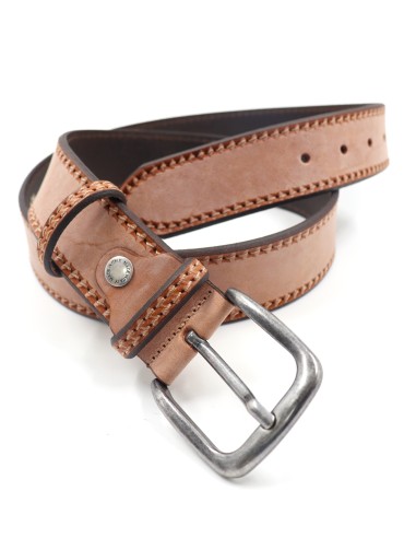 CINTURA UOMO "SUEDE" IN VERA PELLE MADE IN ITALY