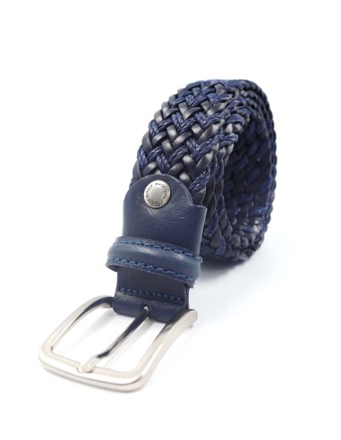 CINTURA UOMO “INTRECCIATA” IN VERA PELLE MADE...