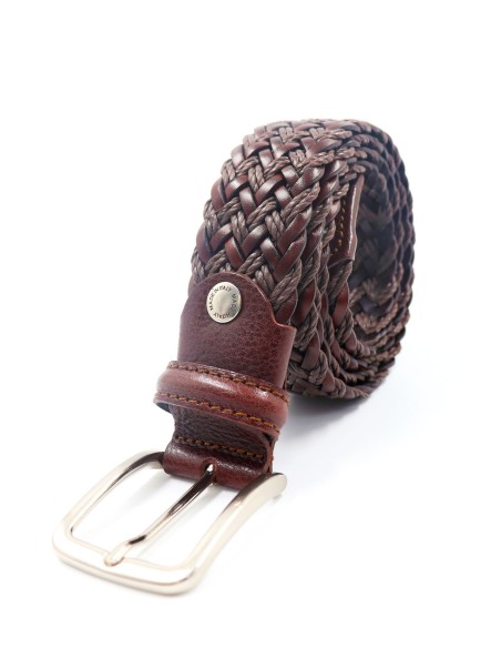 CINTURA UOMO “INTRECCIATA” IN VERA PELLE MADE IN ITALY