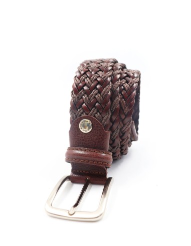 CINTURA UOMO “INTRECCIATA” IN VERA PELLE MADE...