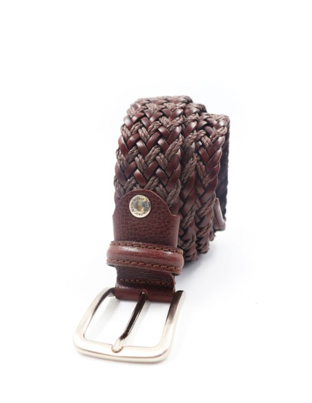 CINTURA UOMO “INTRECCIATA” IN VERA PELLE MADE IN ITALY