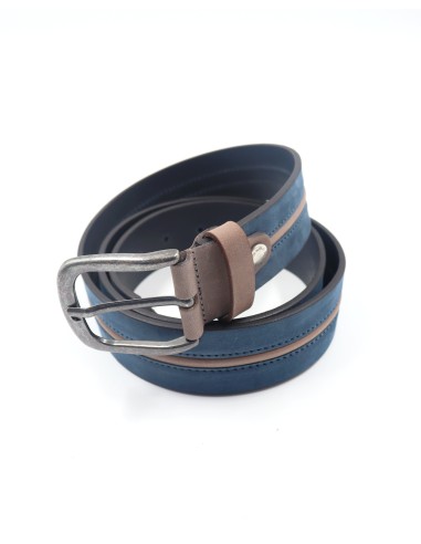 CINTURA UOMO “BICOLOR” IN VERA PELLE MADE IN ITALY
