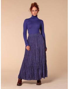 GONNA IN 100% SETA "DETTE LIMITED" - NAVY