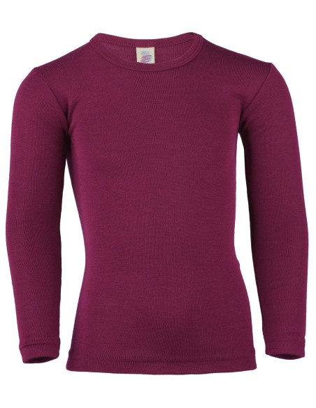 MAGLIA MANICA LUNGA BAMBINI IN LANA-SETA